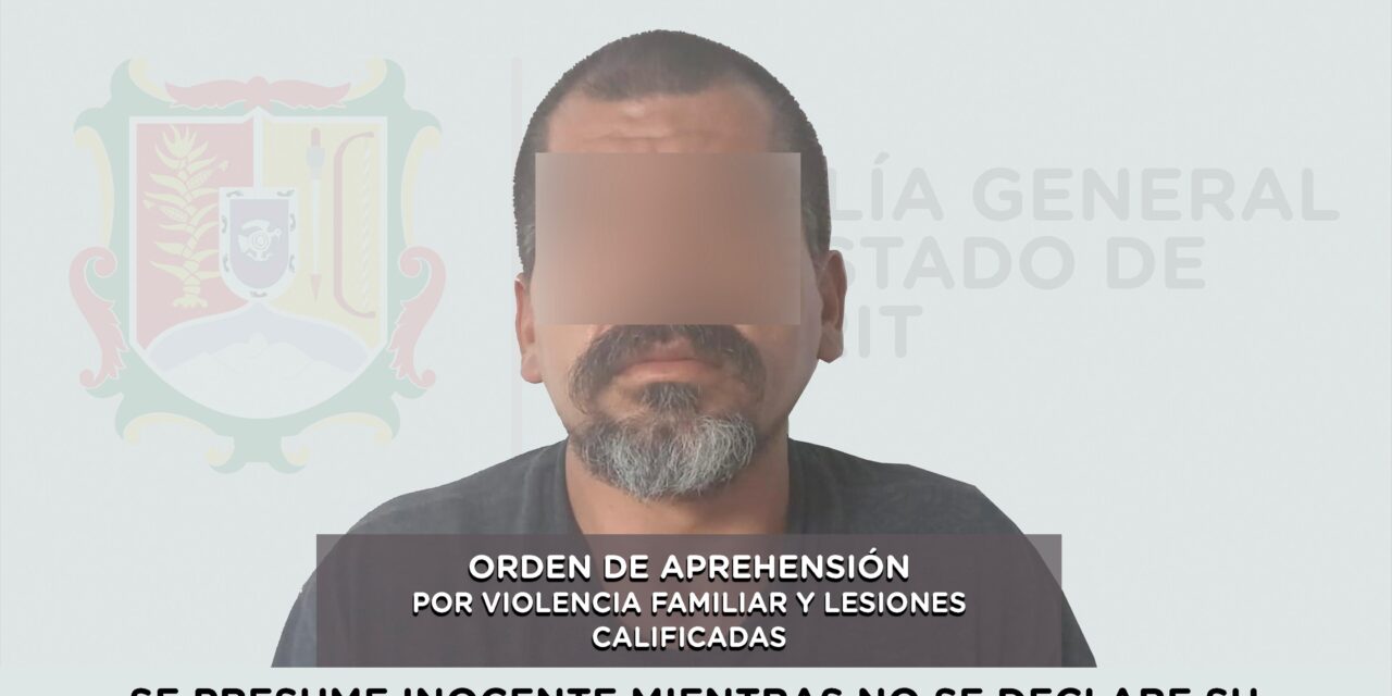 DETENIDO PRESUNTO RESPONSABLE DE VIOLENCIA FAMILIAR Y LESIONES CALIFICADAS
