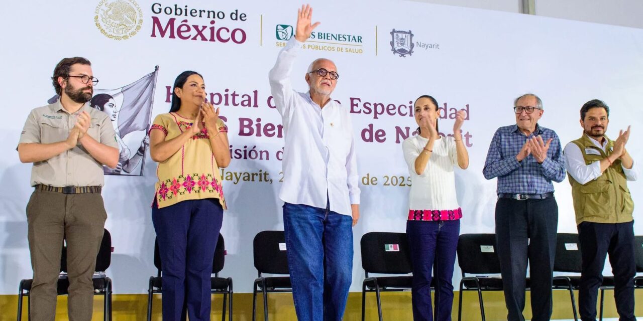Supervisa Claudia Sheinbaum avances del Hospital de Alta Especialidad IMSS-Bienestar en Tepic