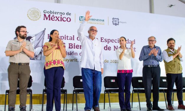 Supervisa Claudia Sheinbaum avances del Hospital de Alta Especialidad IMSS-Bienestar en Tepic