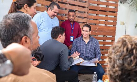 ENCABEZA HÉCTOR SANTANA LA 34ª AUDIENCIA CIUDADANA EN MEZCALITOS
