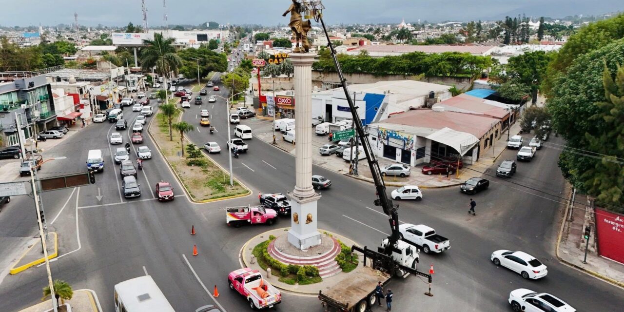 Rescatan más de 80 mil abejas del Ángel de la Independencia por instrucción de Geraldine Ponce