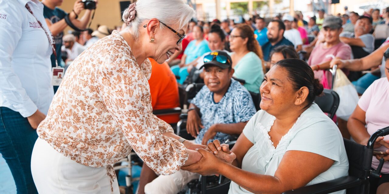 FORTALECE BEATRIZ ESTRADA EL BIENESTAR DE LAS PERSONAS CON DISCAPACIDAD EN BAHÍA DE BANDERAS