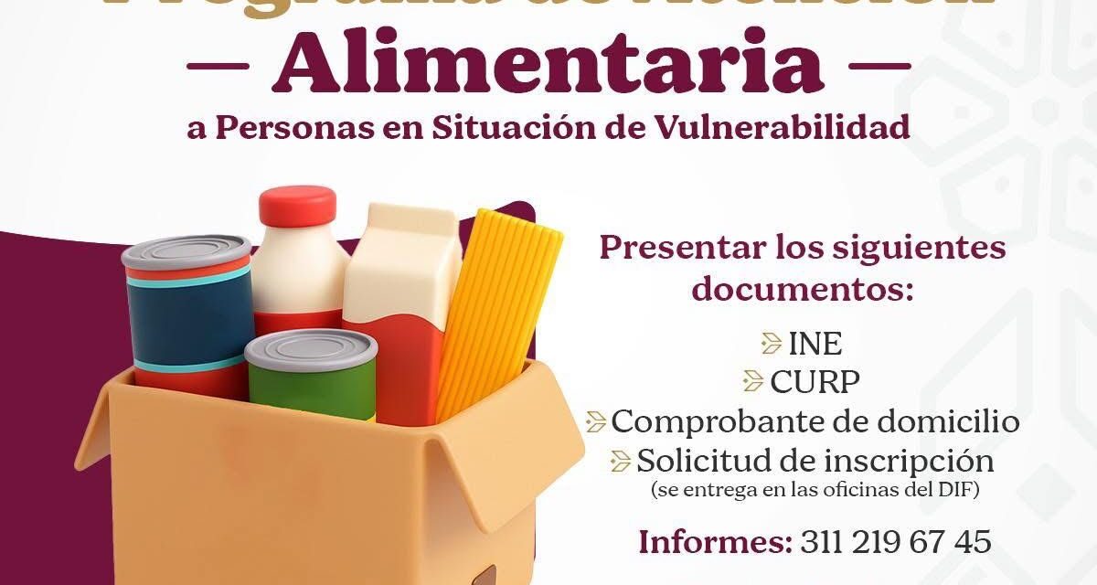 ¡ÚLTIMOS DÍAS PARA REGISTRARTE AL APOYO ALIMENTARIO DEL DIF TEPIC!