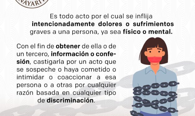 El Poder Judicial de Nayarit se suma a la campaña nacional “México sin tortura”