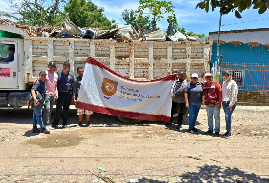 Jornada intensiva de descacharrización en El Monteón y Úrsulo Galván logra recolectar 105 toneladas de residuos