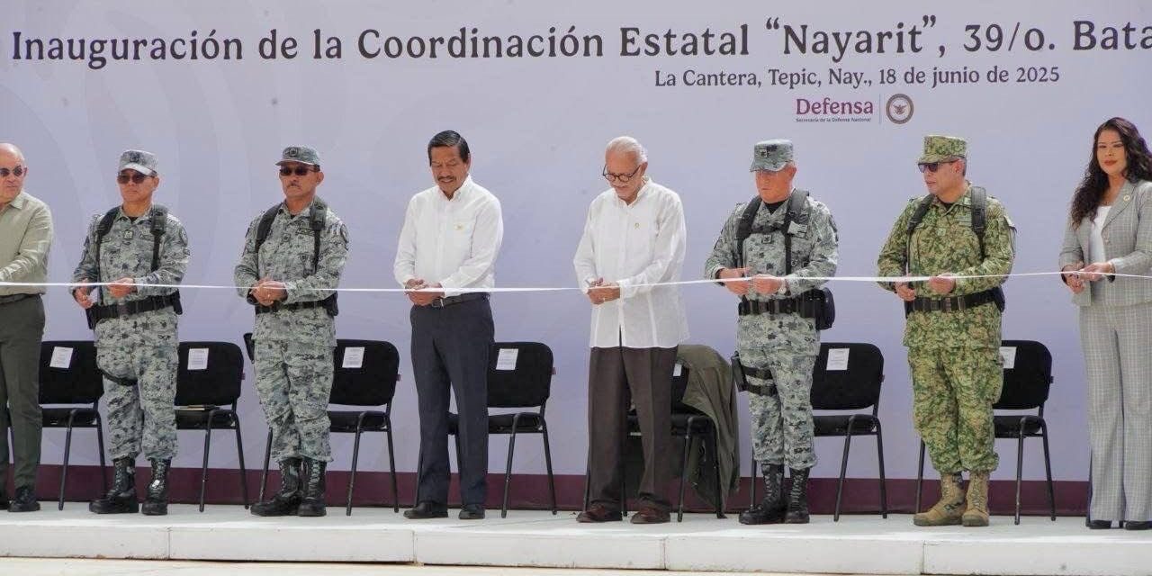Gobierno de Nayarit y Guardia Nacional refuerzan estrategia de seguridad con nueva Coordinación Estatal