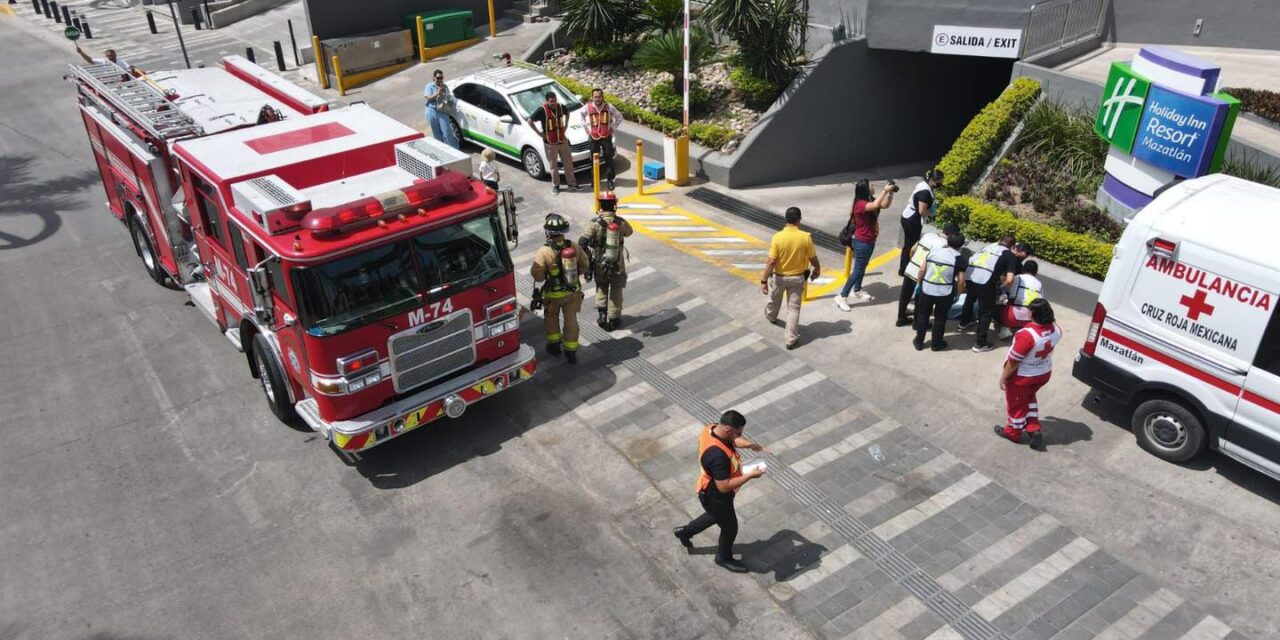 Simulacro exitoso refuerza cultura de prevención en zona hotelera de Mazatlán