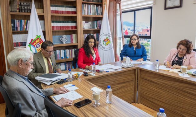 Integrantes del Pleno del Consejo de la Judicatura, presidido por la magistrada Aracely Ávalos Lemus, celebraron este viernes la Décima Quinta Sesión Extraordinaria
