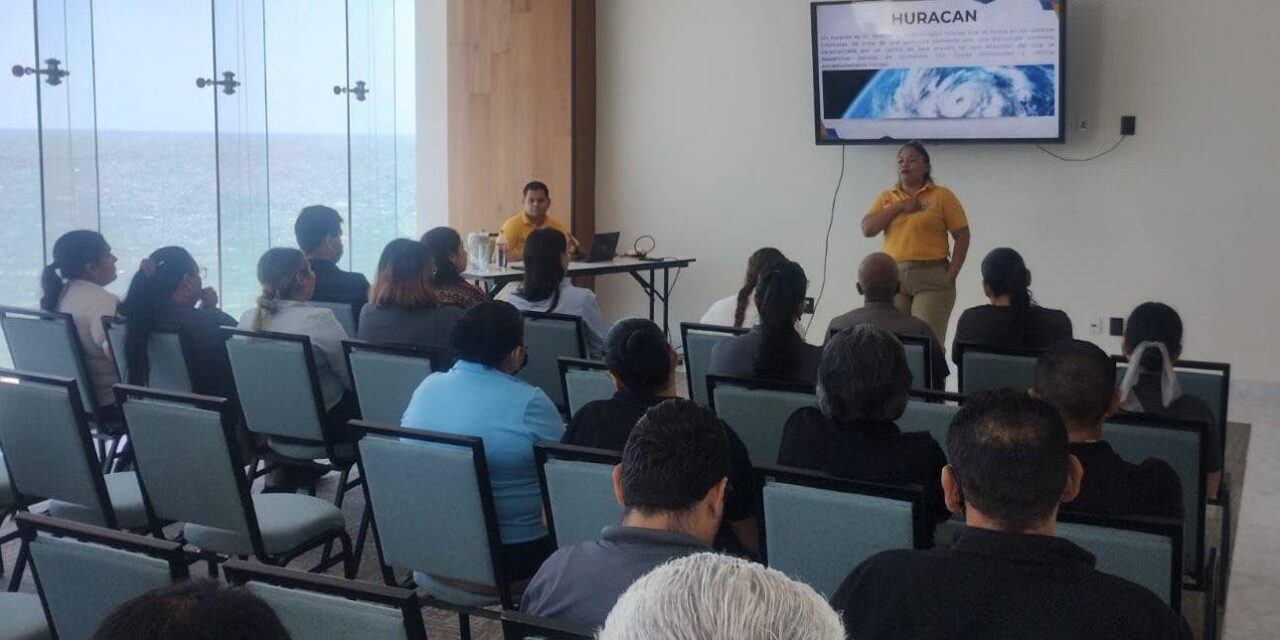 Mazatlán refuerza la prevención ante huracanes con capacitación al personal del Hotel Marriott