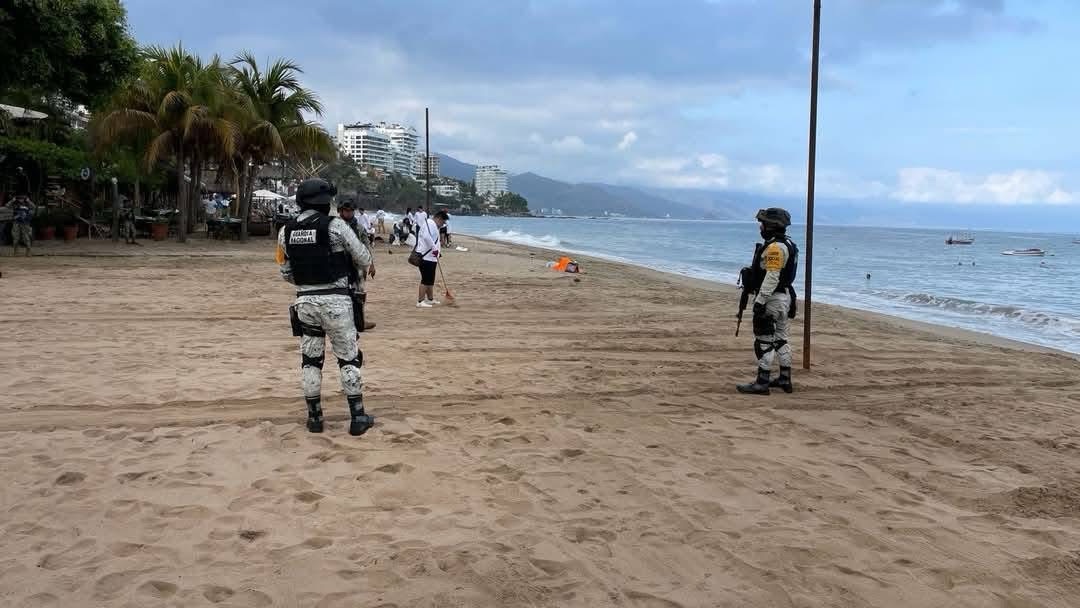 Guardia Nacional realiza recorridos de proximidad en Puerto Vallarta