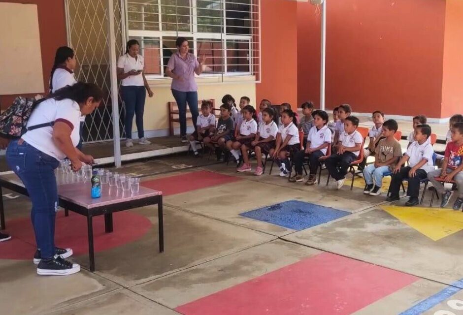 Promueven hábitos de higiene en la infancia con plática sobre lavado de manos en Mazatán