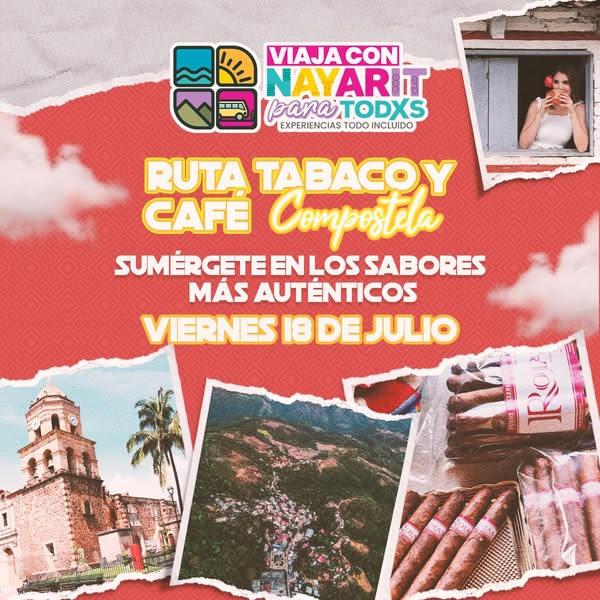Este 18 de julio, descubre la Ruta del Tabaco y el Café en #Compostela