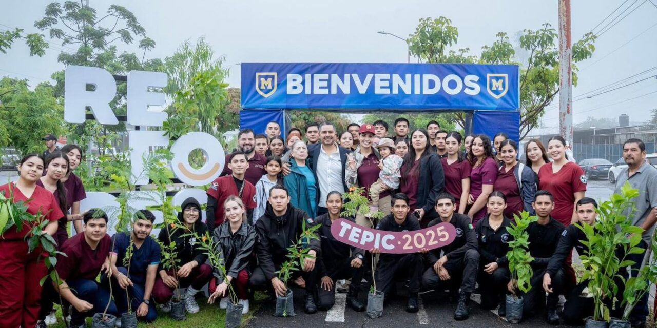 Tepic inicia la Temporada de Arborización 2025 en el Boulevard Bellavista