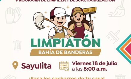 ¡LIMPIATÓN EN SAYULITA! UNIDOS POR UN PUEBLO MÁGICO LIMPIO Y SALUDABLE