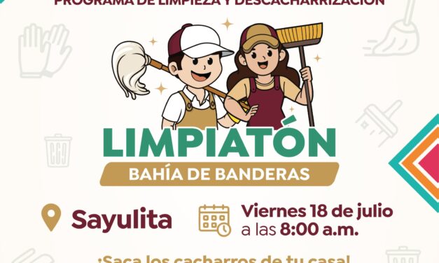 ¡LIMPIATÓN EN SAYULITA! UNIDOS POR UN PUEBLO MÁGICO LIMPIO Y SALUDABLE