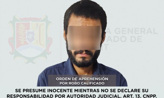 SE LE EJECUTA ORDEN DE APREHENSIÓN POR ROBO CALIFICADO