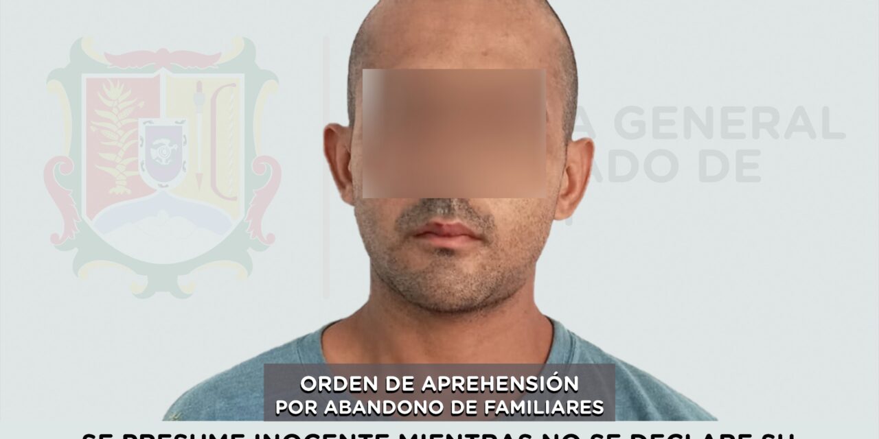 ETENIDO POR ABANDONO DE FAMILIARES EN AGRAVIO DE TRES MENORES DE EDAD