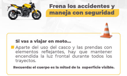 ¡Frena los accidentes y maneja con seguridad!