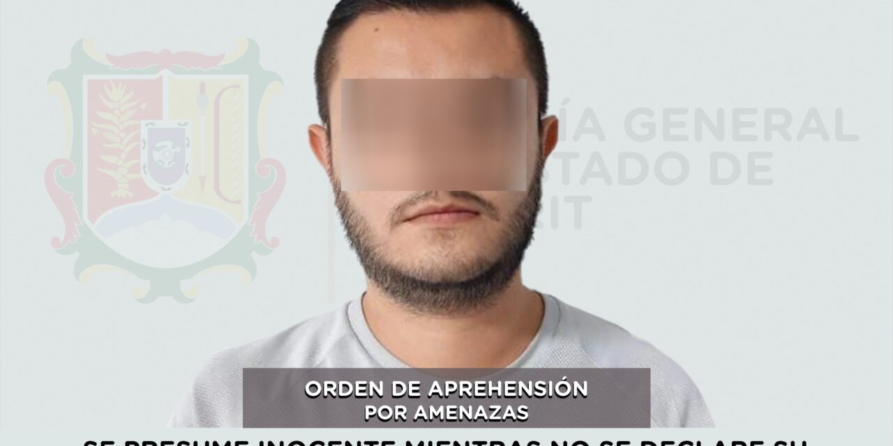 APREHENDIDO PRESUNTO RESPONSABLE DEL DELITO DE AMENAZAS