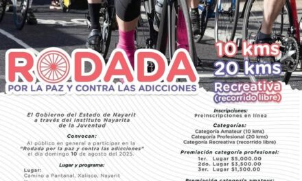 ¡RODADA POR LA PAZ Y CONTRA LAS ADICCIONES!