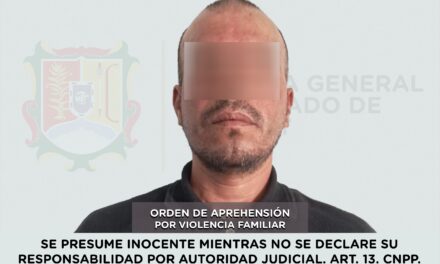APREHENDIDO PRESUNTO RESPONSABLE DE VIOLENCIA FAMILIAR