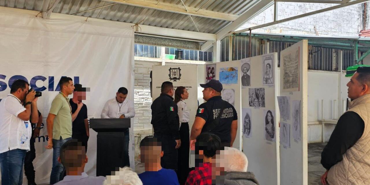 Fomenta SSPC la reinserción social a través del arte en el CERESO “Venustiano Carranza”