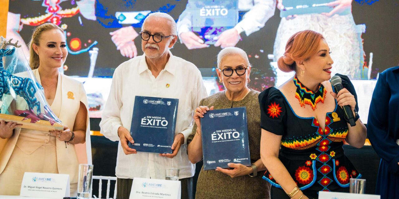 ENCABEZAN BEATRIZ ESTRADA Y MIGUEL ÁNGEL NAVARRO TOMA DE PROTESTA DE AMEXME NAYARIT 2025–2028