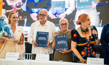 ENCABEZAN BEATRIZ ESTRADA Y MIGUEL ÁNGEL NAVARRO TOMA DE PROTESTA DE AMEXME NAYARIT 2025–2028
