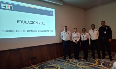 PERSONAL DE TRÁNSITO IMPARTE TALLER DE EDUCACIÓN VIAL A COLABORADORES DE HOTEL