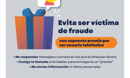 ¡CUIDADO CON LOS FRAUDES TELEFÓNICOS!