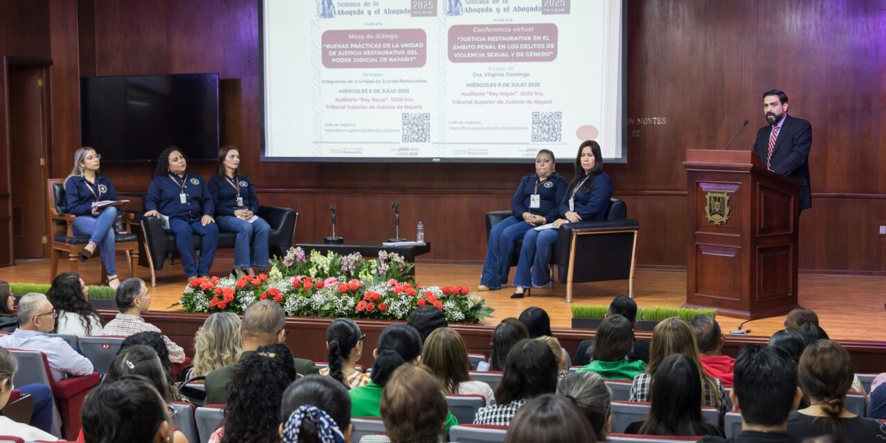 Justicia con rostro humano: Nayarit presenta avances en modelo restaurativo