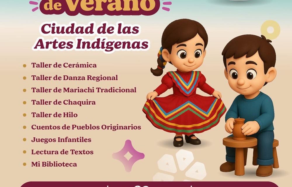A partir de este lunes, inician los cursos de verano en la Ciudad de las Artes Indígenas