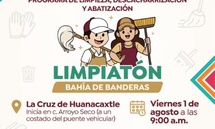 El “Limpiatón” llegará a La Cruz de Huanacaxtle