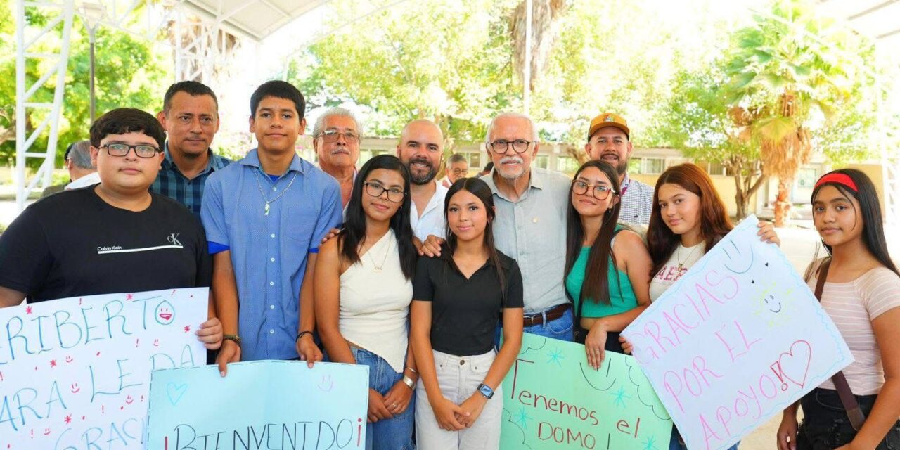Compromiso con la educación: mejor infraestructura para la Secundaria General “Heriberto Jara”