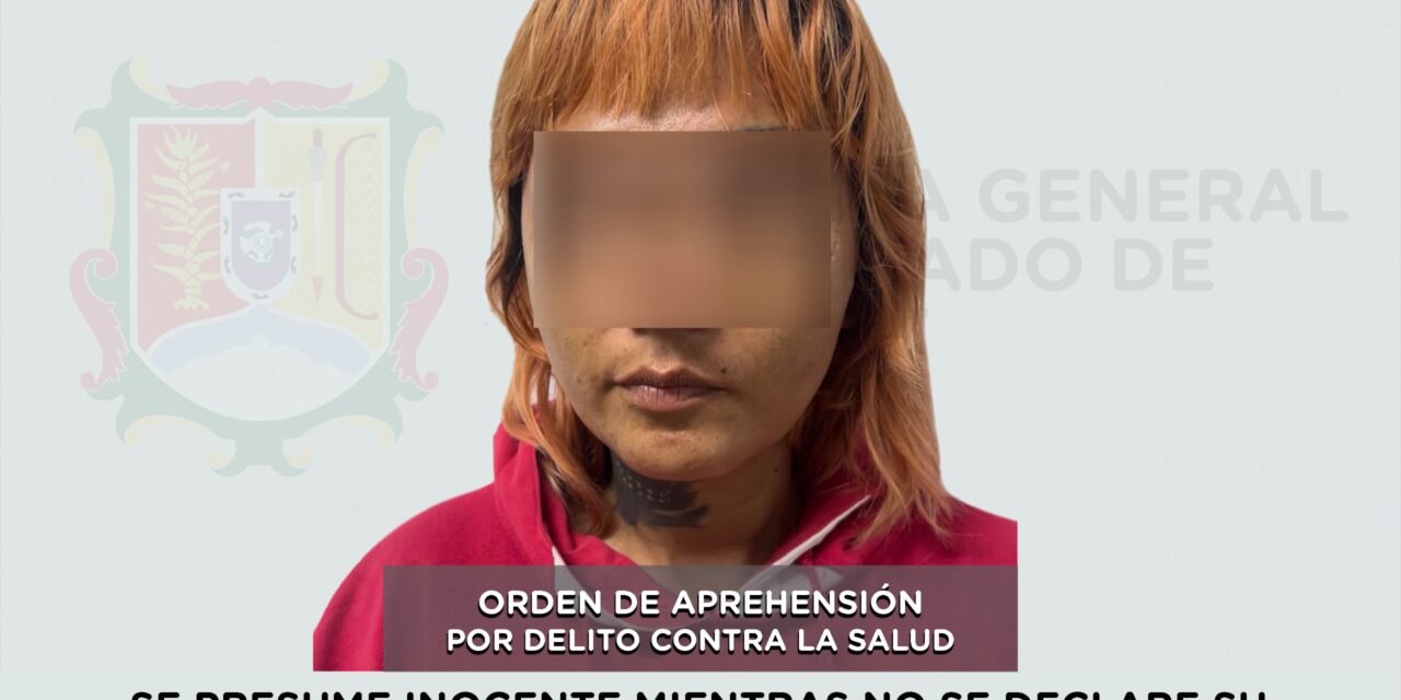 📢 #Boletín | APREHENDIDA PRESUNTA RESPONSABLE DE DELITO CONTRA LA SALUD