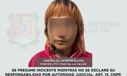 📢 #Boletín | APREHENDIDA PRESUNTA RESPONSABLE DE DELITO CONTRA LA SALUD