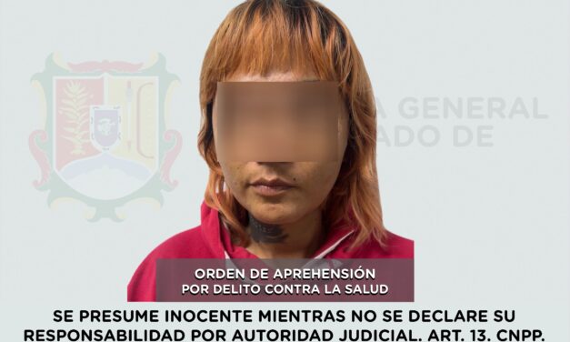 📢 #Boletín | APREHENDIDA PRESUNTA RESPONSABLE DE DELITO CONTRA LA SALUD