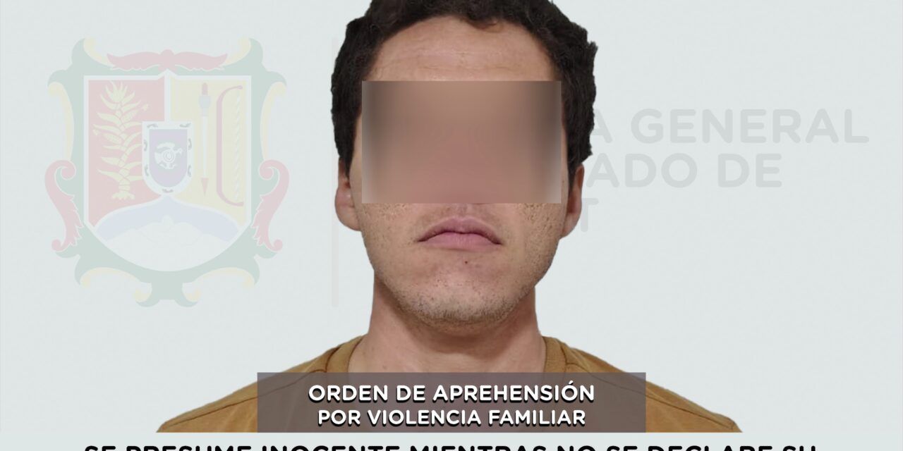 APREHENDIDO EN ACAPONETA POR VIOLENCIA FAMILIAR