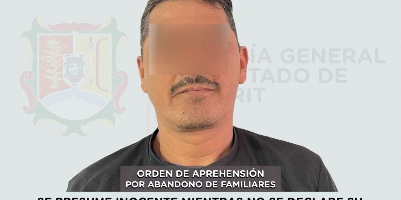 DETENIDO PRESUNTO RESPONSABLE DE ABANDONO DE FAMILIARES