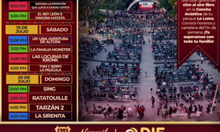 ¡Ven a disfrutar del cine al aire libre en La Loma!