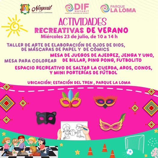 ¡Este miércoles disfruta un día lleno de diversión totalmente gratis en La Loma!