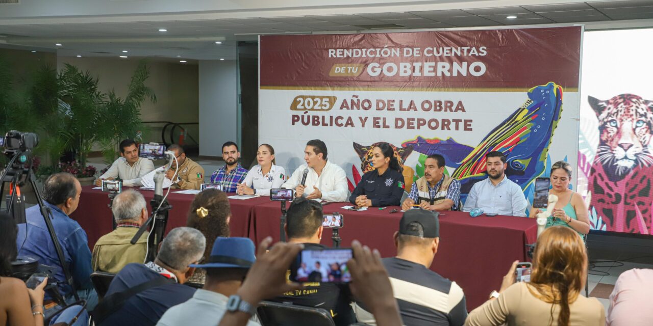 Héctor Santana presenta avances en apoyo social, infraestructura y seguridad