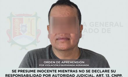 📢 #Boletín | DETENIDO EN TEPIC POR VIOLACIÓN EQUIPARADA AGRAVADA