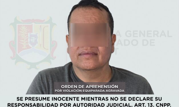 📢 #Boletín | DETENIDO EN TEPIC POR VIOLACIÓN EQUIPARADA AGRAVADA