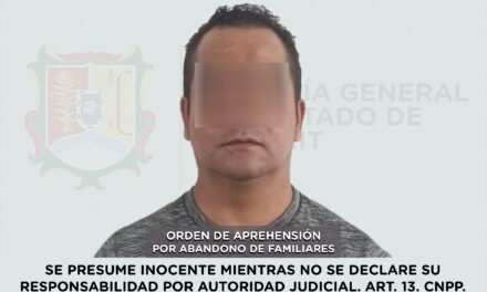 📢 #Boletín | DETENIDO EN SANTA MARÍA DEL ORO POR ABANDONO DE FAMILIARES
