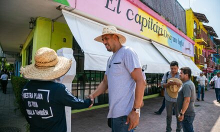 Realizan trabajos de limpieza y mantenimiento en Rincón de Guayabitos