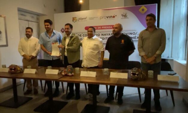 Nayarit firma convenio con PROVINO y recibirá al Consejo Editorial de Guía México