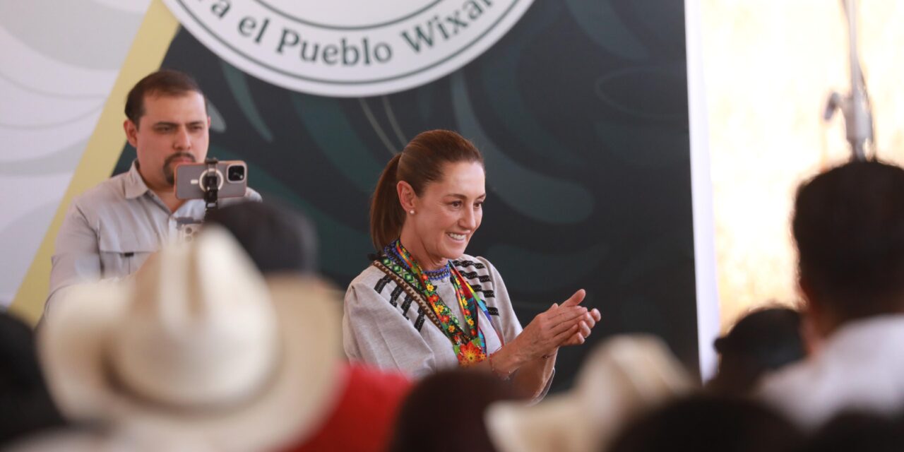 CLAUDIA SHEINBAUM DE VISITA EN NAYARIT
