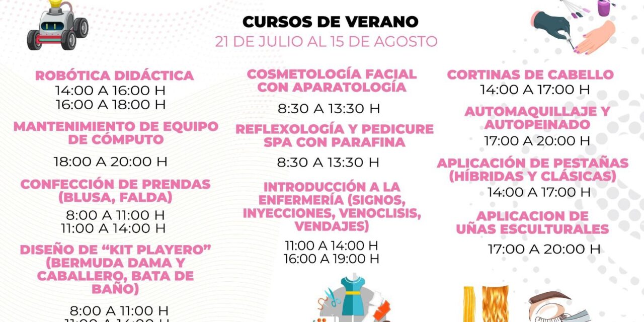 🎉 ¡Este verano aprende algo nuevo en el CECAP del DIF Nayarit!