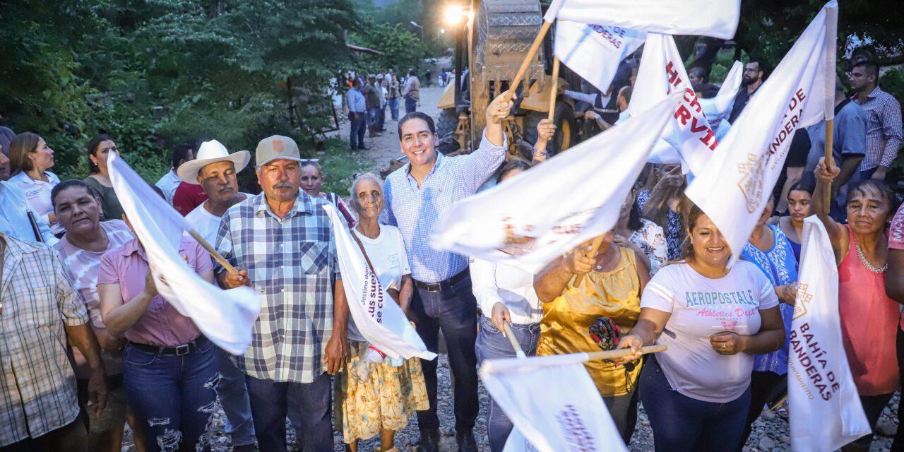 Héctor Santana arranca obra histórica en Aguamilpa